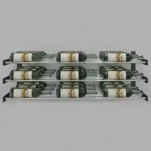 Evolution Series Wine Wall, Wall Mounted, 9 to 27 bottles.